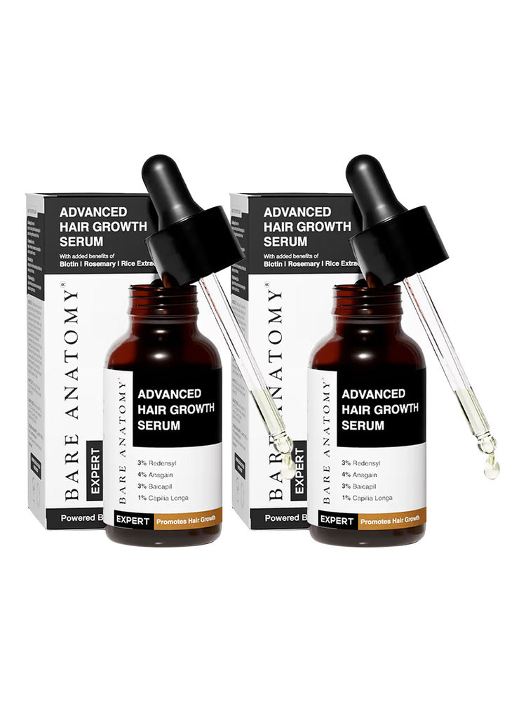 Bare Anatomy Advanced Hair Growth Serum For Scalp - 3% Redensyl + 4% Anagain + 3% Baicapil-picture-21