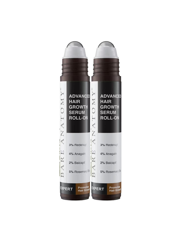 Bare Anatomy Advanced Hair Growth Serum Roll-On With Rosemary & Redensyl For Men & Women-picture-28