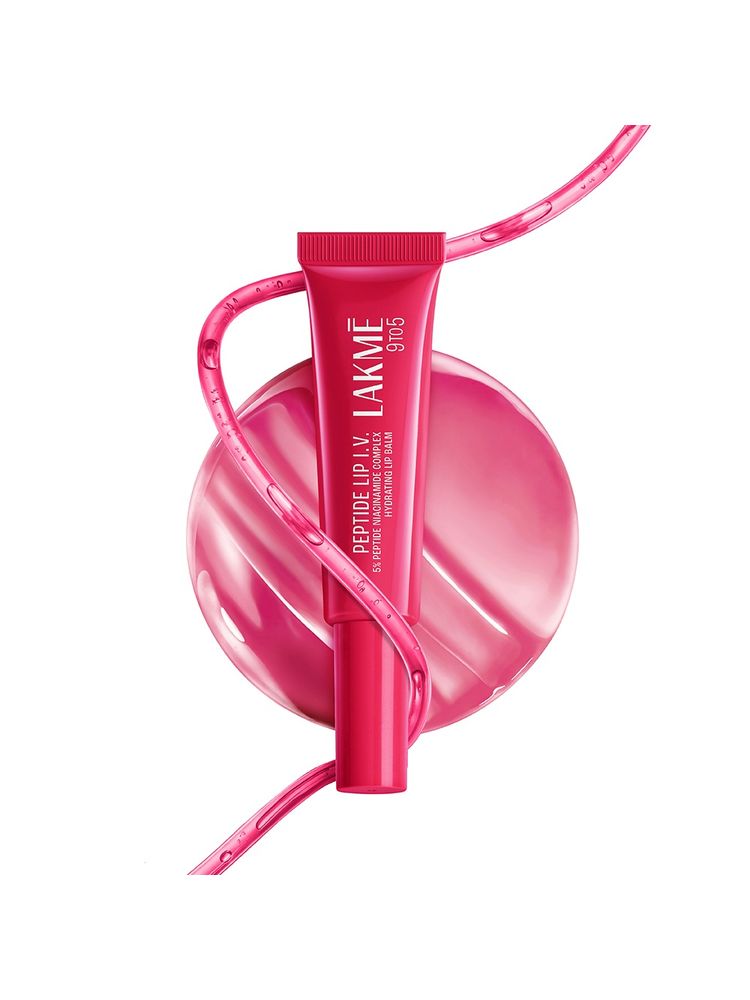 Lakme Peptide Lip IV Hydrating Lip Balm - Peptalk Pink-image-43