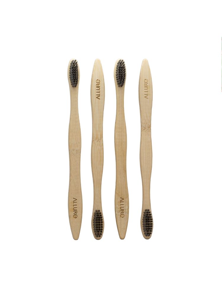 Allure Charcoal Toothbrush - Pack of 4-picture-1