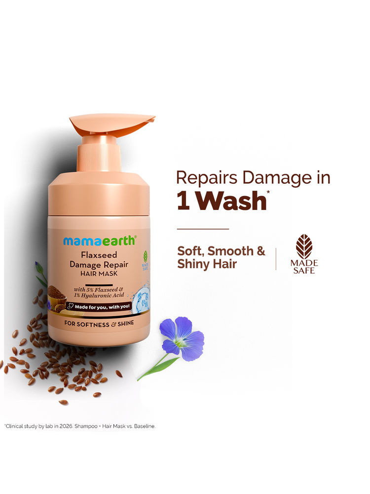 Mamaearth Flaxseed Damage Repair Hair Mask-picture-6