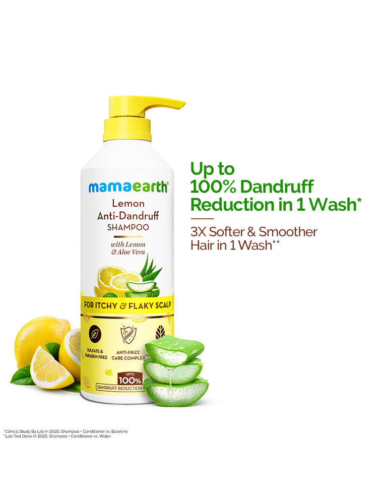 Mamaearth Lemon Anti-Dandruff Shampoo-image-31
