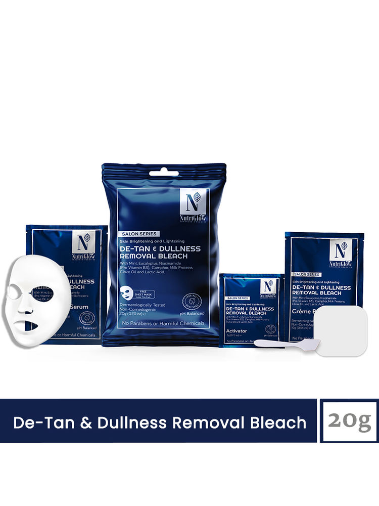 NutriGlow Advanced Organics De-Tan & Dullness Removal Bleach