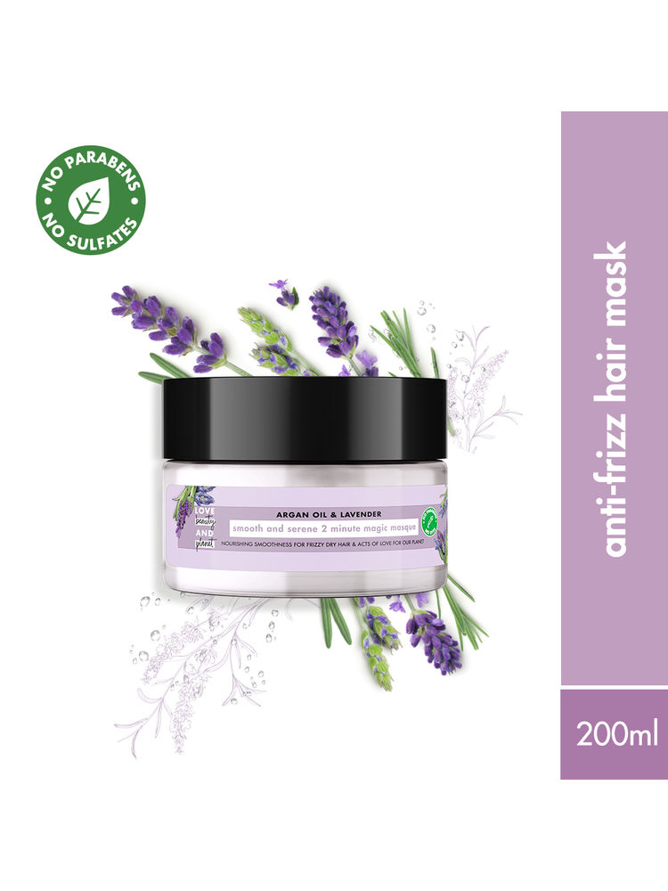 Love Beauty & Planet Argan Oil & Lavender Magic Hair Mask For Frizz Control