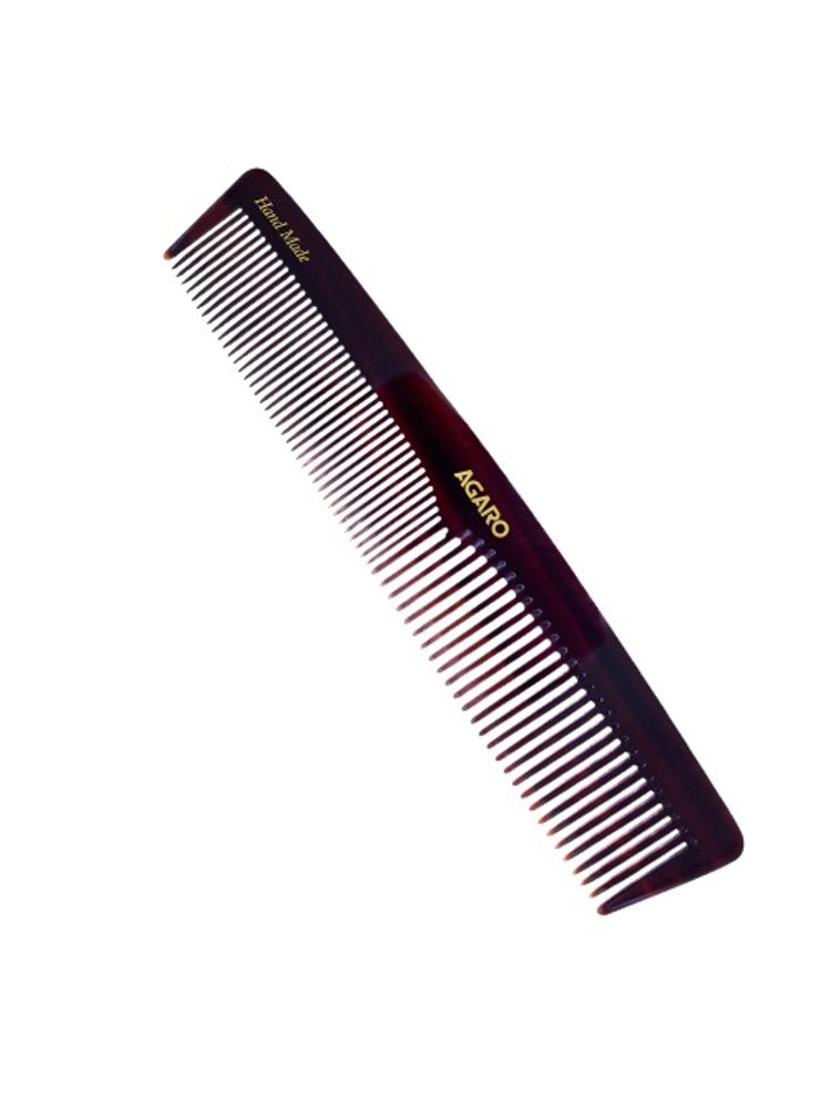 Agaro Hand Made Graduated Dressing Comb Brown - Hair Styling & Grooming Comb with Teeth-image-10