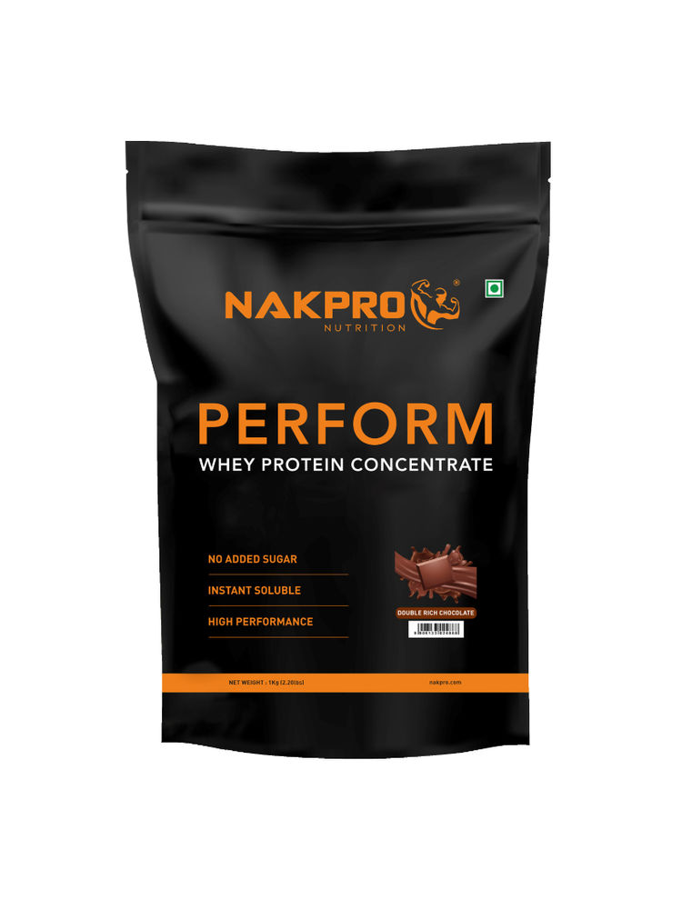 NAKPRO Perform Whey Protein Concentrate - Double Rich Chocolate