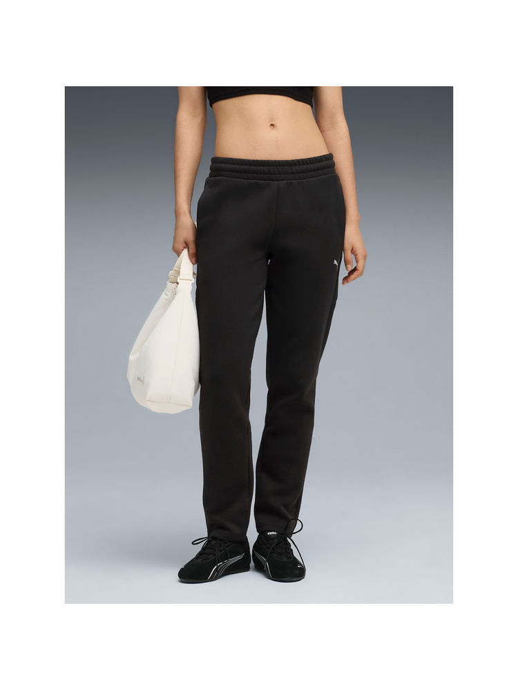 Puma Women Black Evo Solid Moisture-Wicking Sweatpants-picture-22