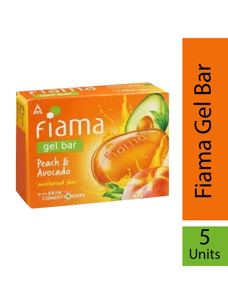 Fiama Mild Dew Peach & Avocado Gel Bar- Pack of 5 Combo-image-37