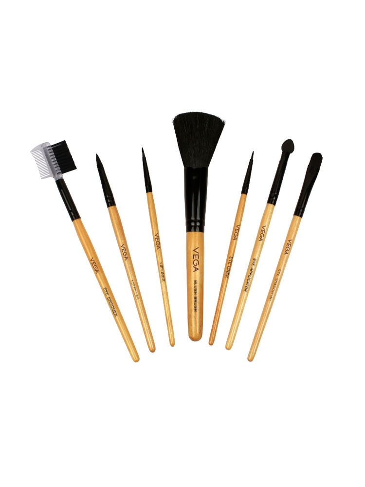 VEGA Set Of 7 Make-Up Brushes - EVS-07