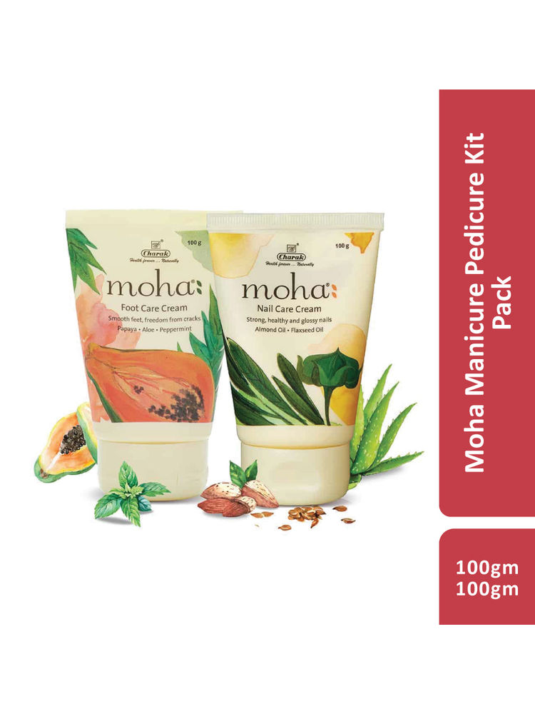 Moha Manicure Pedicure Kit Pack Complete Nail Care For Soft Smooth Hands And Feet