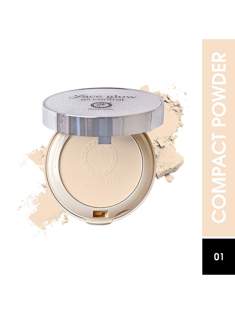 Colors Queen Face Glow Oil Control Powder Upto 24 Hours-picture-28