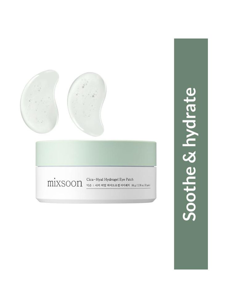 Mixsoon Cica-Hyal Hydrogel Eye Patch Soothing & Hydrating Eye Care