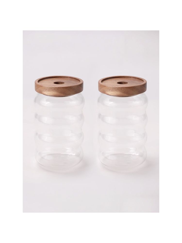 UMAI Borosilicate Jar with Lid 700ML (Pack of 2)-picture-37