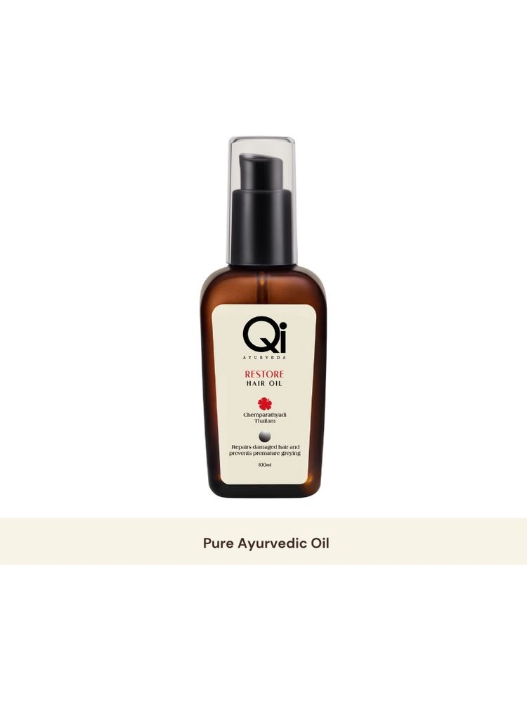 Qi Ayurveda Restore Hair Repair Oil With Hibiscus-picture-19