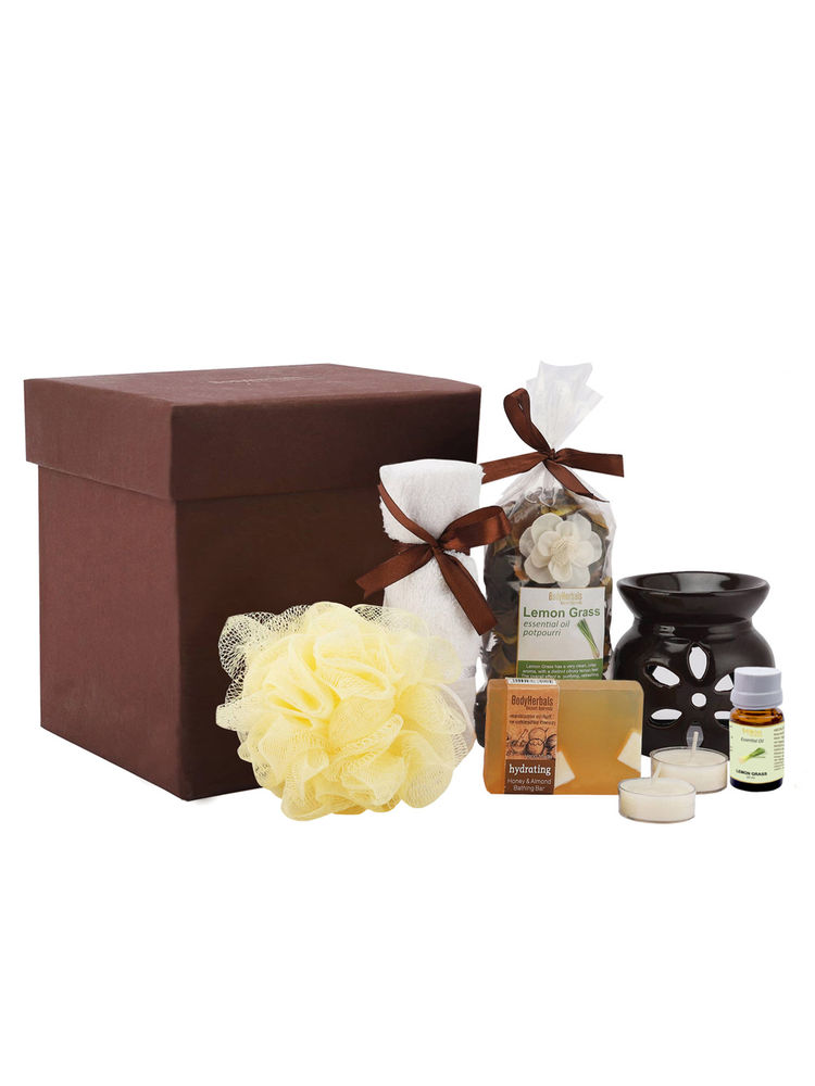 BodyHerbals Honey & Almond Soap Spa Set Gift Box - Gift Sets & Combos for Women & Men-picture-18