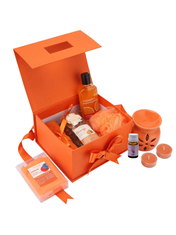BodyHerbals Orange Bath And Body Spa Kit - Gift Sets & Combos for Women & Men-image-15