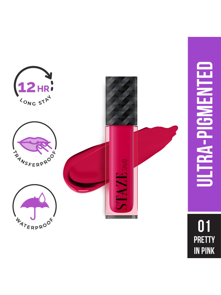 Staze 9to9 Lips Don't Lie Matte + Transferproof Liquid Lipstick-image-44