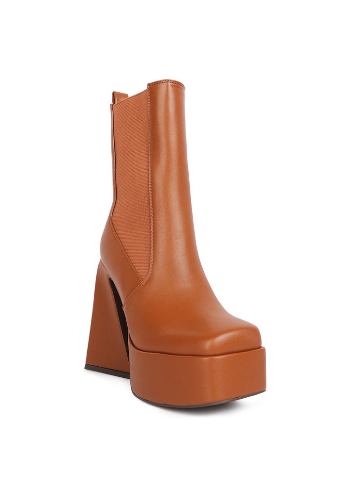 London Rag Solid Tan Chelsea Boots-picture-25