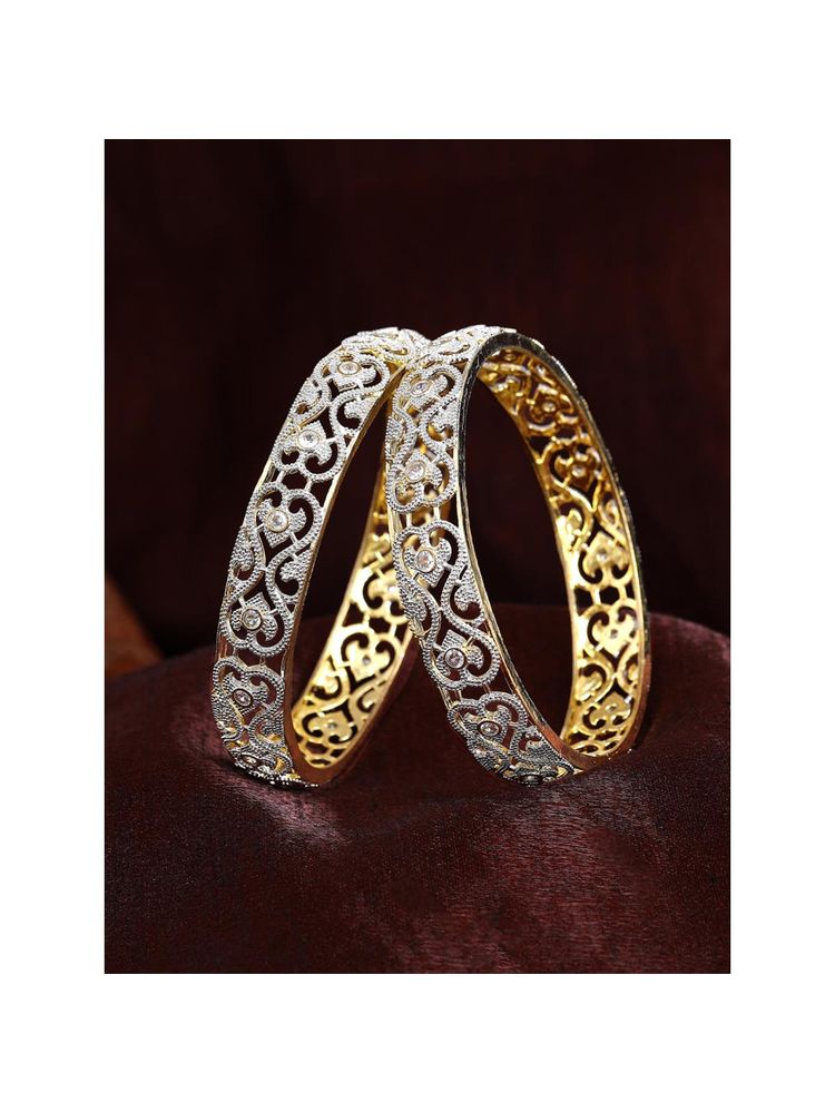 Estele Womens Gehena Classic Elegant Bangles (2.4)-image-37