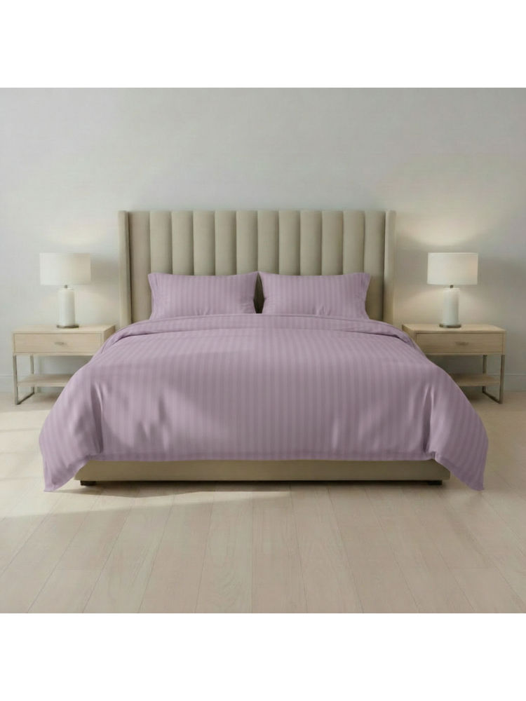 LANE LINEN Lavender Galaxy Cotton Bedsheet with 2 Pillow Covers-image-27