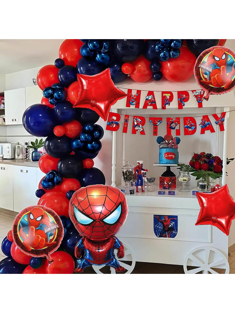 Special You Spiderman Theme Birthday Decoration Items For Boy-image-28