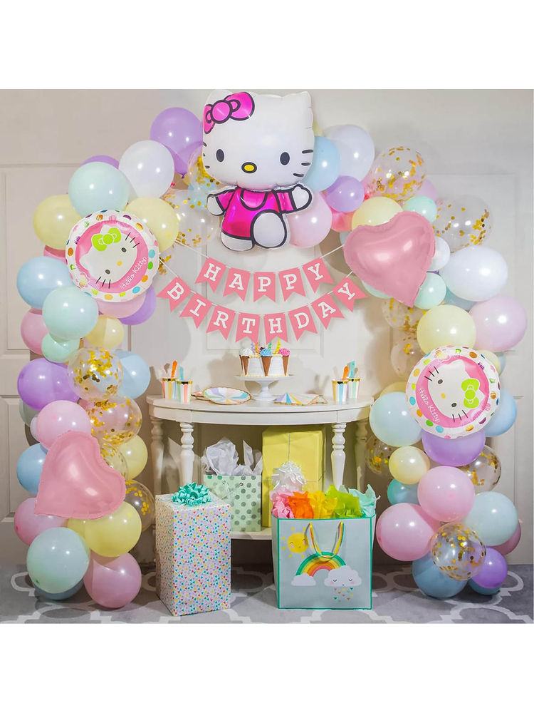 Special You Hello Kitty Birthday Decoration Items For Baby Girl-image-3