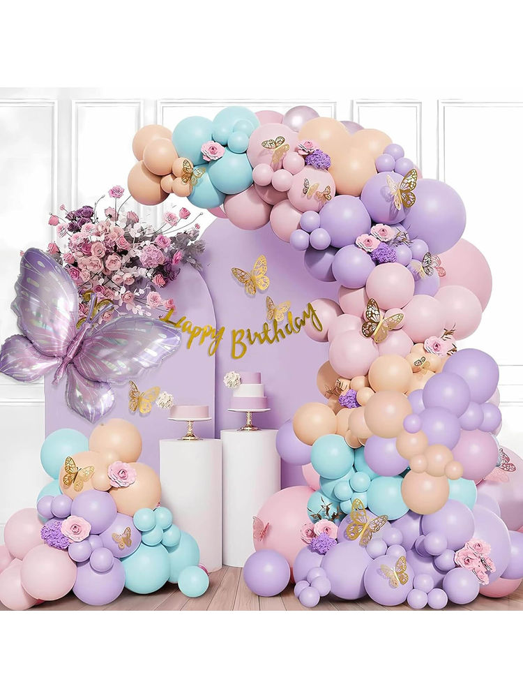 Special You Birthday Decorations, Pastel Pink, Peach, Blue & Purple Balloons-picture-17