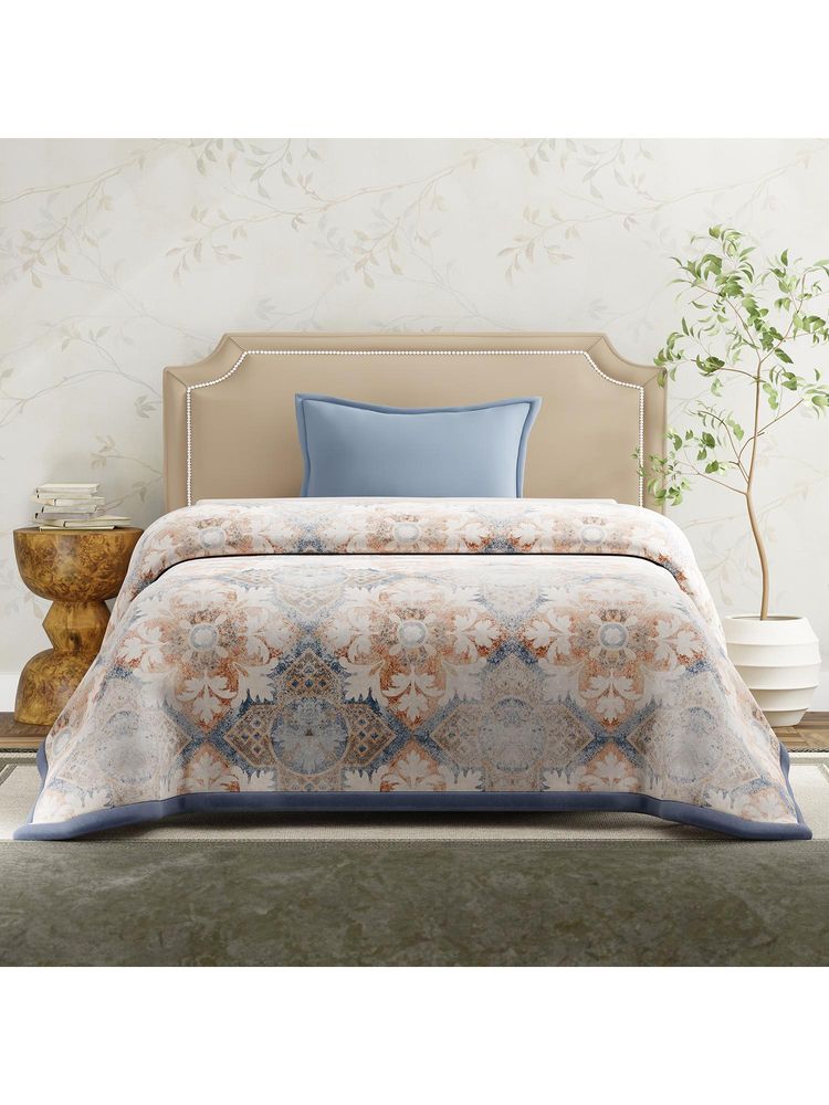 Boutique Living Gardenia Augusta 725 Gsm Multi-Color Printed Single Blanket-picture-16