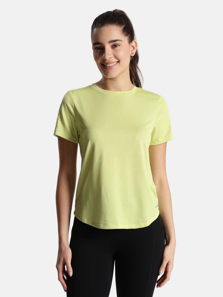 Jockey MW87 Women Microfiber Fabric Regular Fit Active Wear T-Shirt-image-11