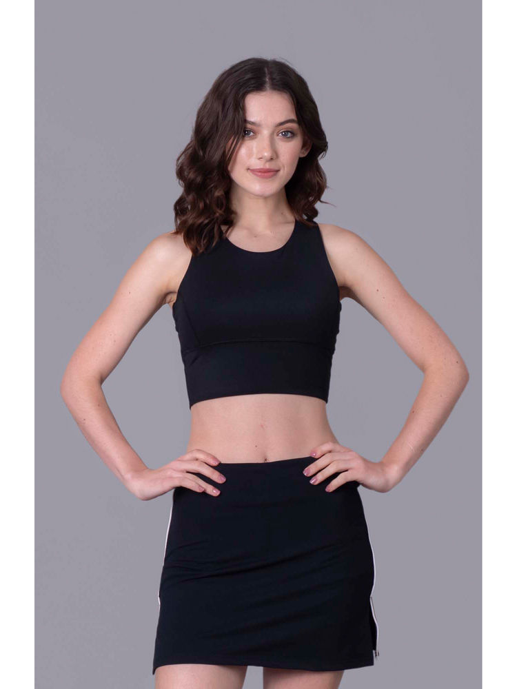 Keepfit Women Black Polyester Top with Bottom-picture-18