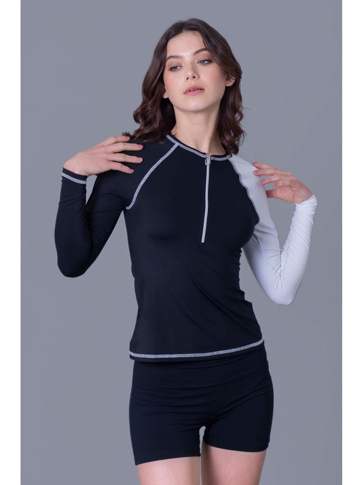 Keepfit Women Black Polyester Top with Bottom-picture-19