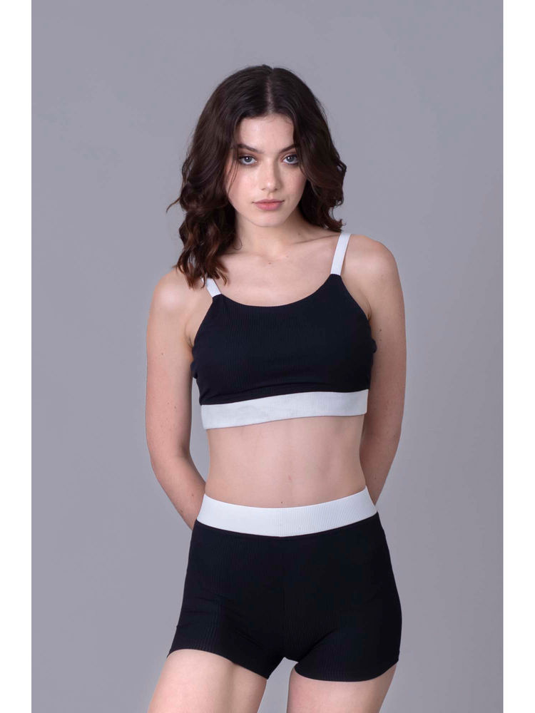 Keepfit Women Black Polyester Top with Bottom-picture-20