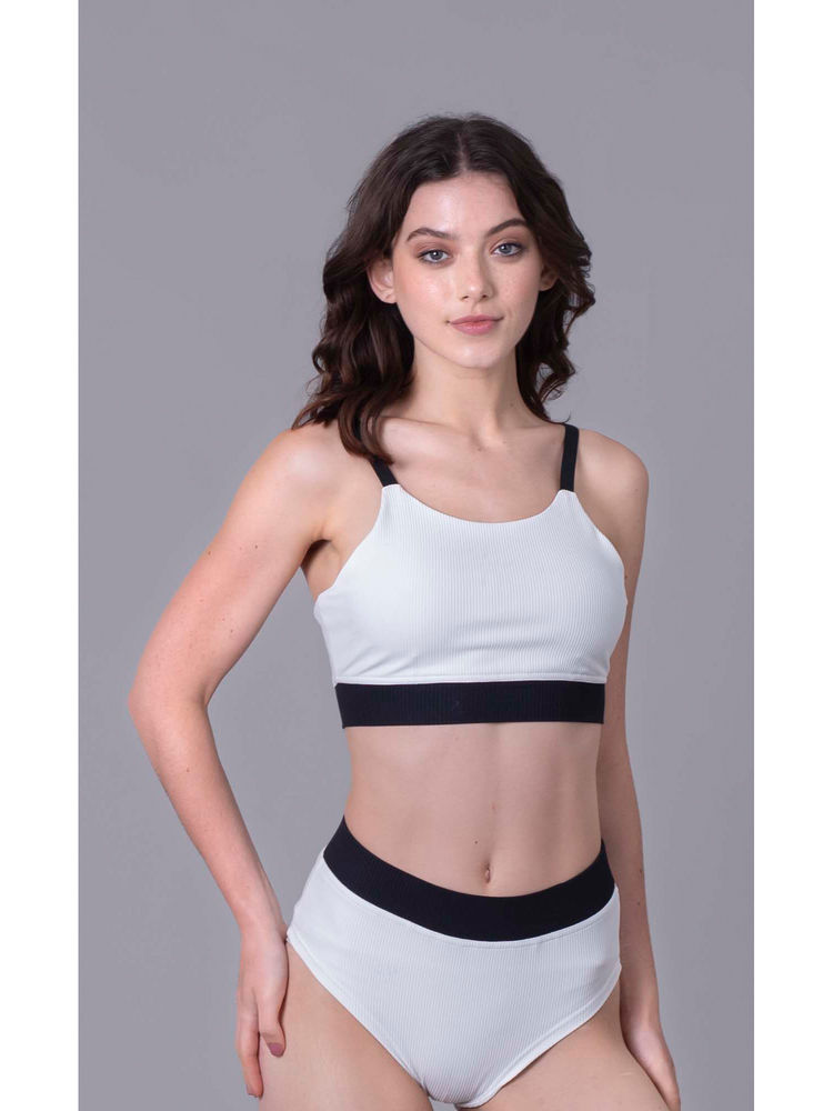 Keepfit Women White Polyester Top with Bottom-image-13