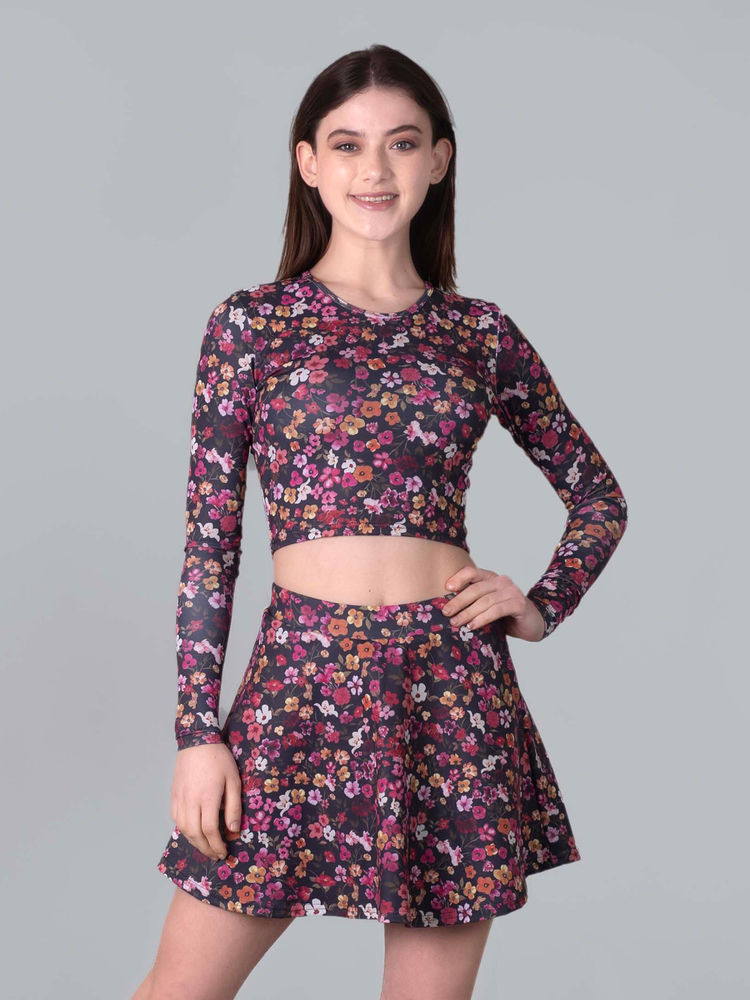 Keepfit Women Multi-Colour Polyester Top with Bottom-image-11