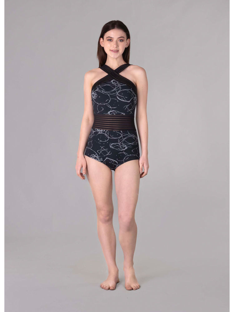 Keepfit Women Black Polyester Swimsuit-picture-17