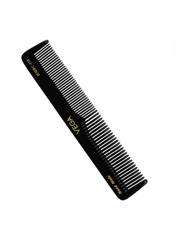 VEGA Handcrafted Comb - Black (HMBC-118)