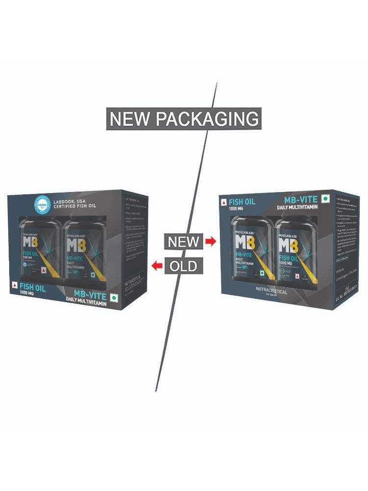 MuscleBlaze Mb- Vite & Fish Oil 1000mg Tablets Combo Pack-picture-47