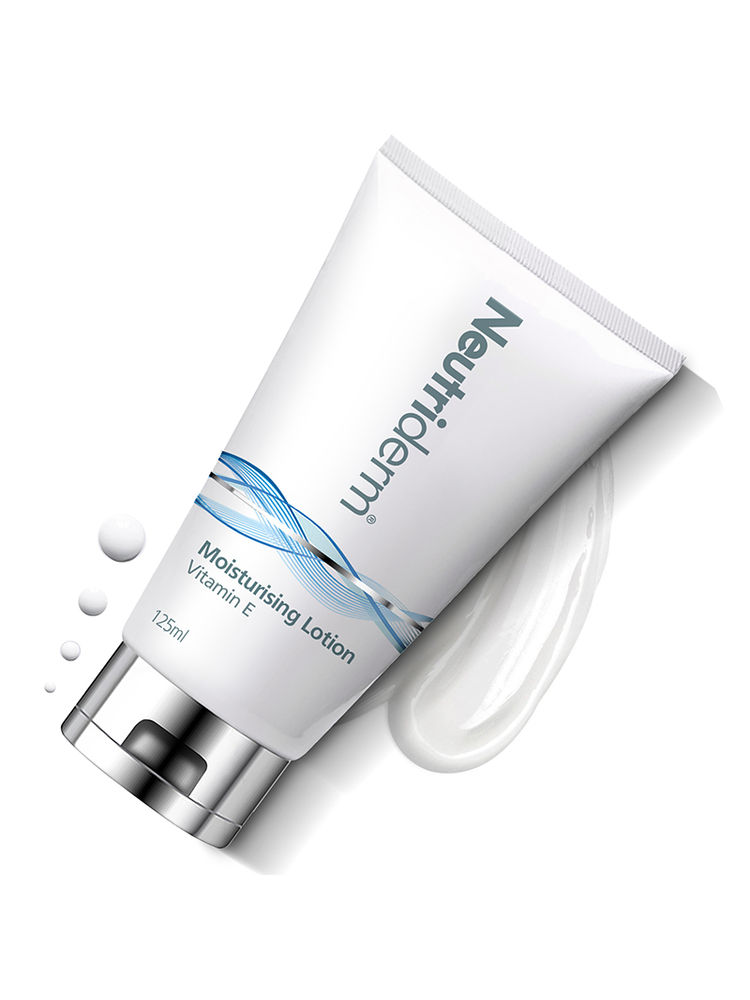Neutriderm Moisturising Face & Body Lotion For Dry, Aging, Wrinkles, Acne, Red Skin With Vitamin E