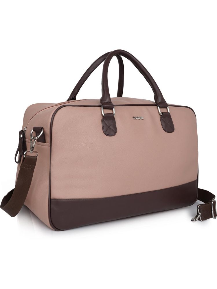 Cimoni Men Classy Design Solid Peach Duffle Bag-picture-17