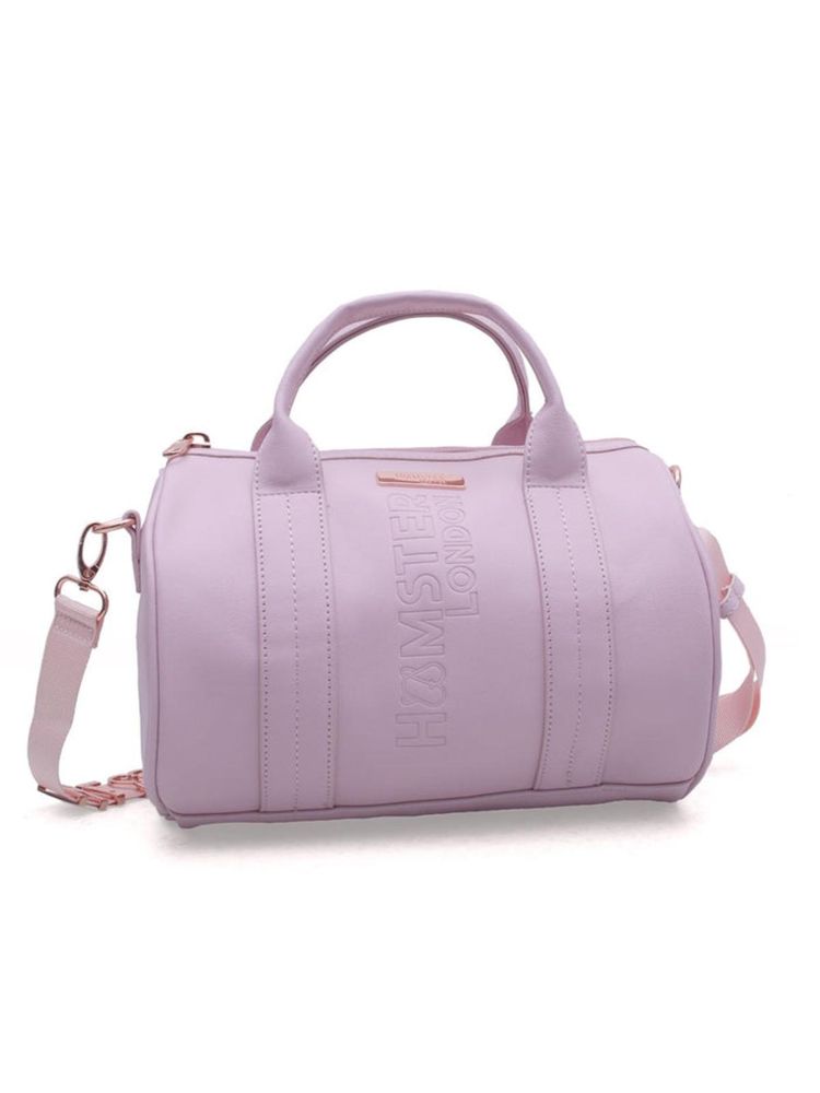 Hamster London Women Melissa Voyager Solid Pink Duffle Bag (M)-picture-14