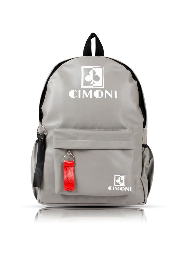 Cimoni Unisex Solid Black Backpack-picture-17