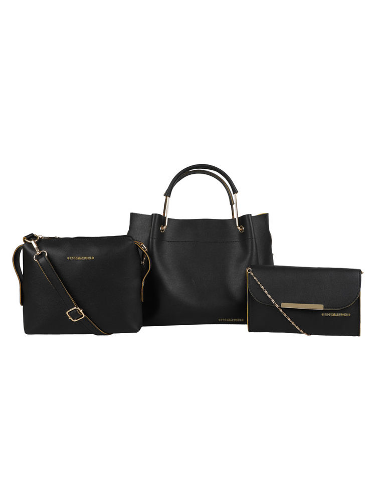Bagsy Malone Black Women Tote Combo Set Of 3-picture-37