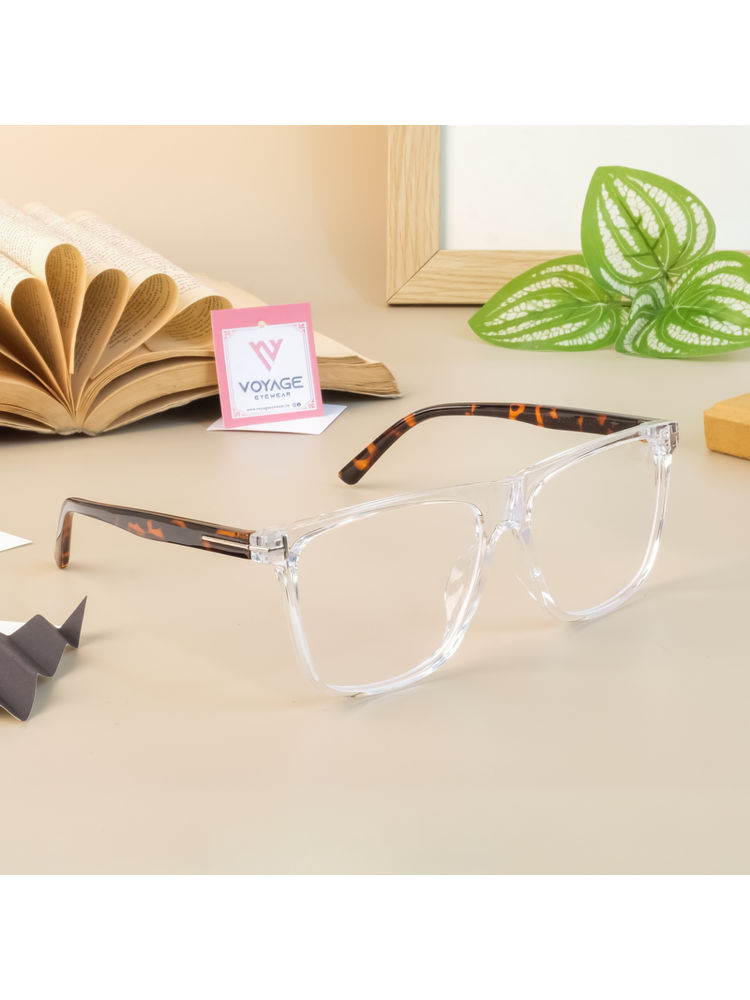 Voyage Clear Wayfarer Eyeglasses for Men & Women 602MG3902-picture-13