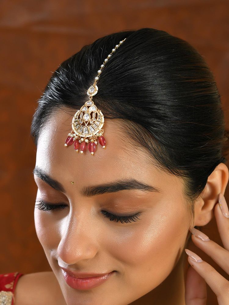 Voylla Kundan Elegance Noor-E-Matha Maangtika-picture-30