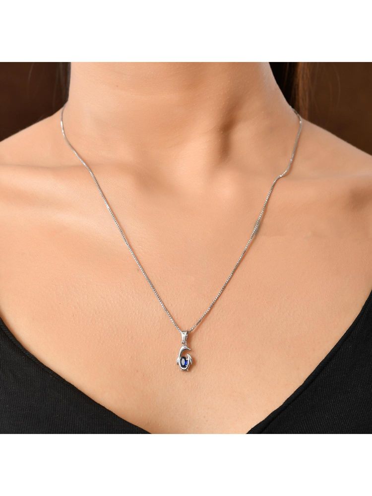 Voylla Tropical Wildlife Icy Cold Penguin Sterling Silver Neacklace-picture-29