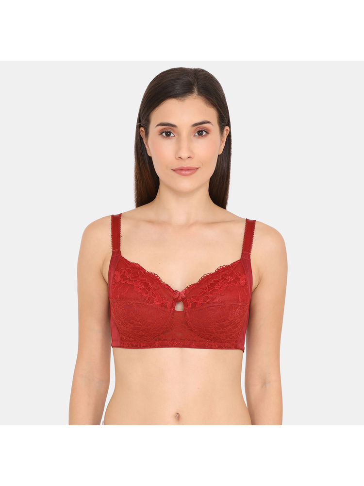 Zivame True Curve No Sag Bra - Maroon-picture-13