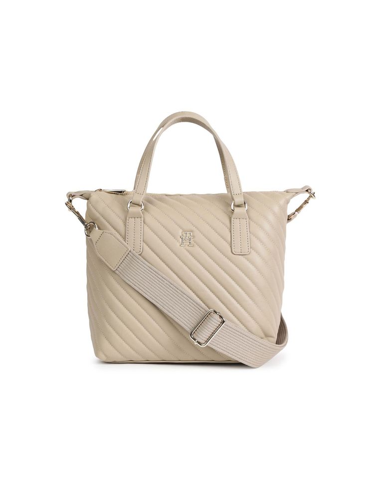 tommy hilfiger accessories Tommy Hilfiger Women Beige Stripes Handbag-picture-12