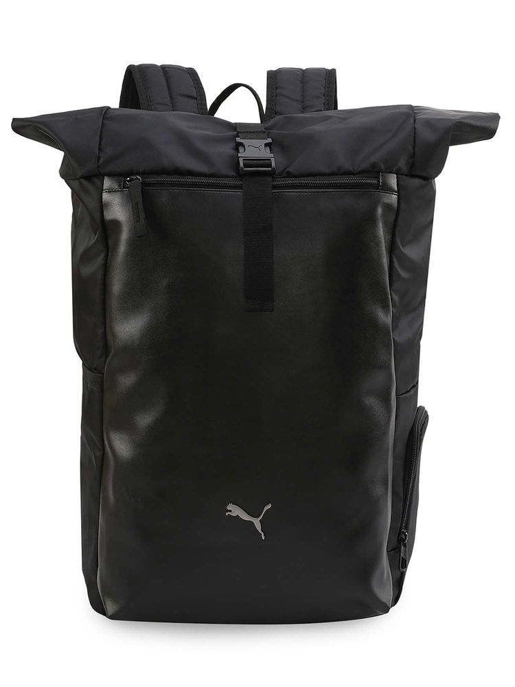 Puma Unisex Black Solid Light Weight Backpack-picture-14