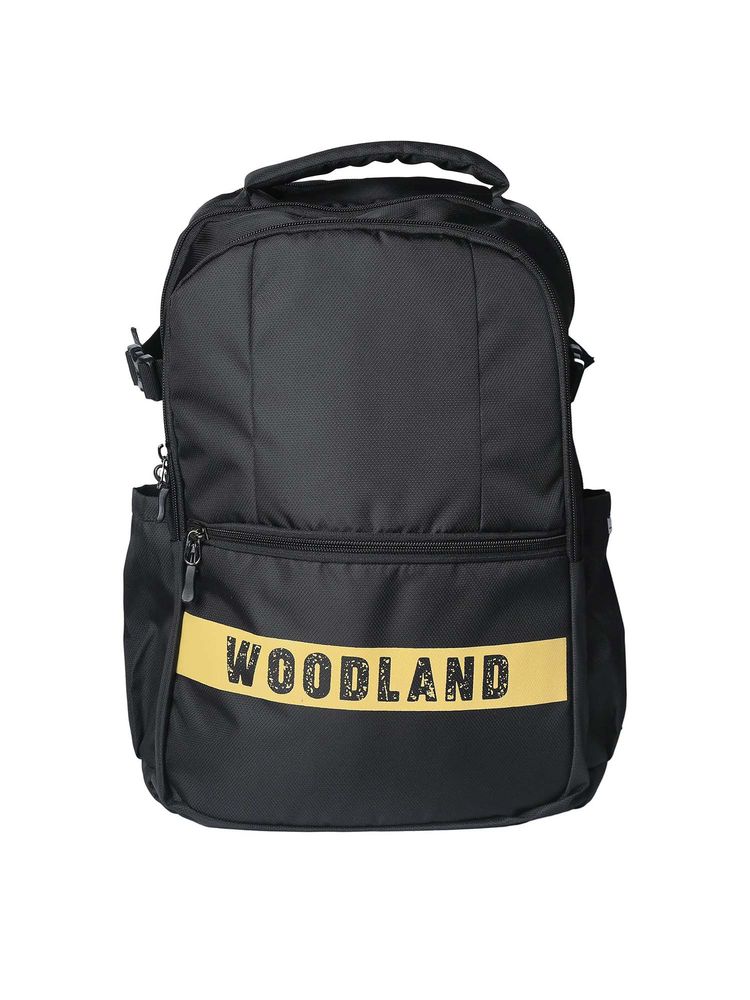 WOODLAND Unisex Black Solid Bagpack-picture-16