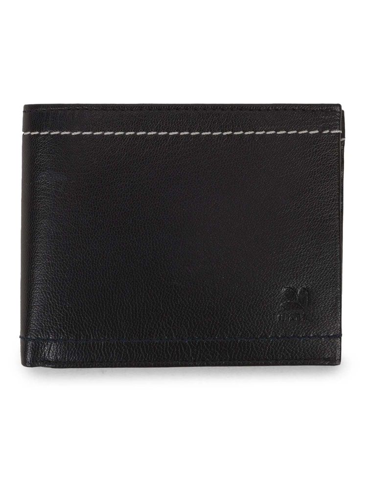 WOODLAND Men Black Solid Wallet-picture-19